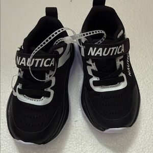 Nautica Kids Black and White Sneakers
